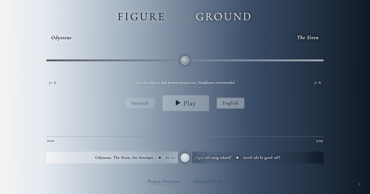 Audio view preview